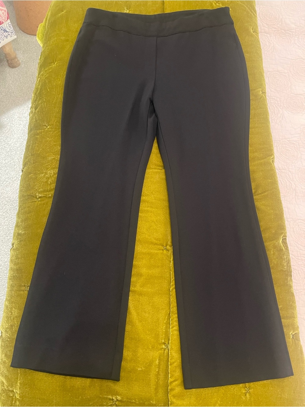 Chico's Black Stretch Boot-Cut Pants
